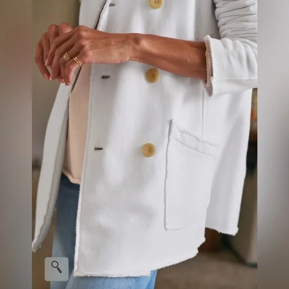 Frank & Eileen Belfast Sweatshirt Peacoat. Size M - Picture 3 of 12